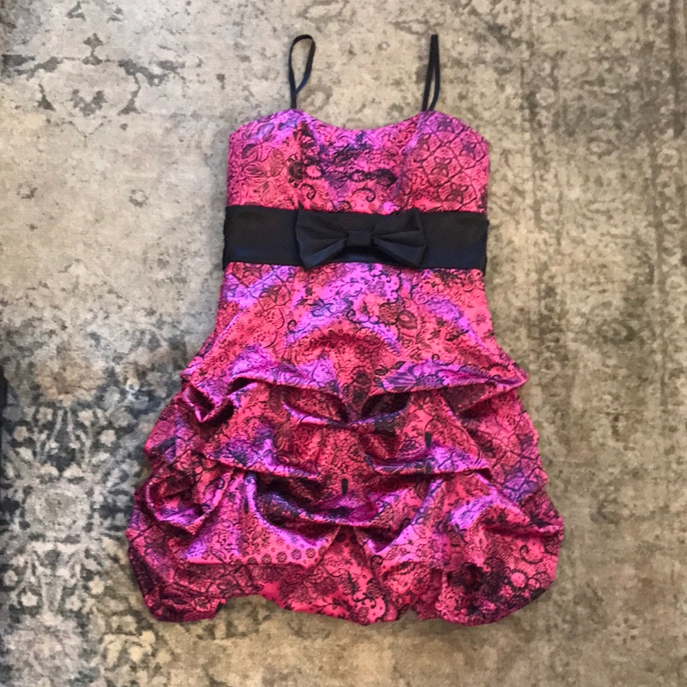 Rouched mini dress